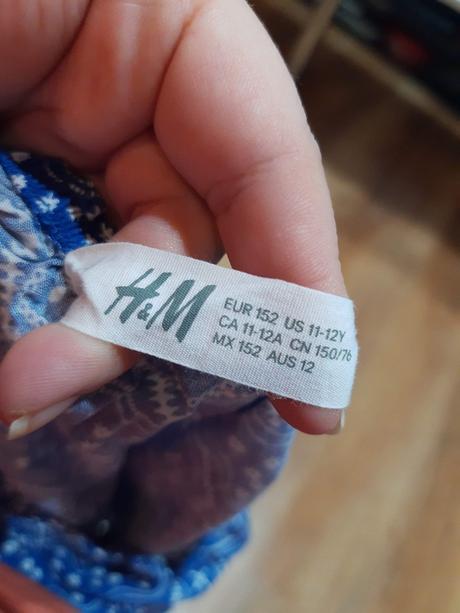 Dievcenska bluzka-top, h&m,152