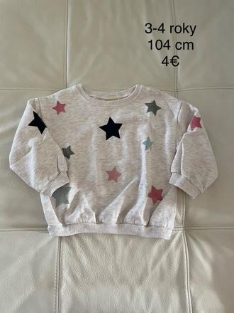 Detská mikina, zara,104