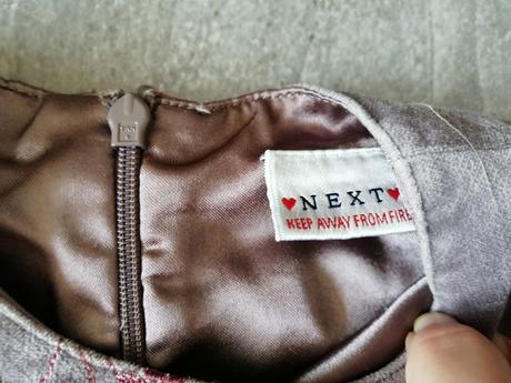 Šaty next v 104, 3-4 r.,podšívka, výšivka, next,104