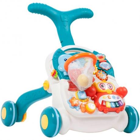 Detské interaktívne chodítko a stolček walker 2v1,