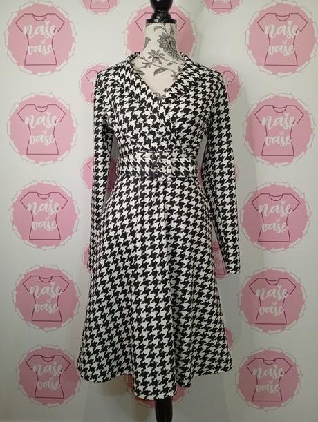 Šaty s vreckami aj s opaskom 34/36, 36