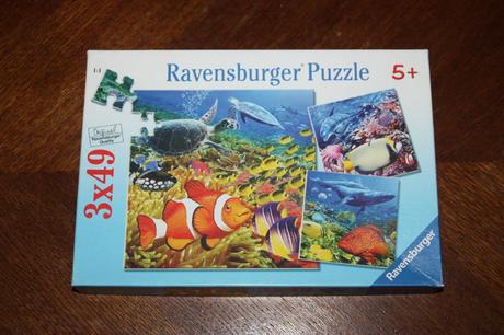 Puzzle rybky 3x49, 