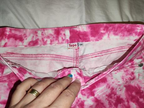 Elastické riflové kraťasy, 170