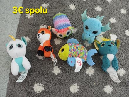 Mini plysaky znacky ty z mcdonalds,