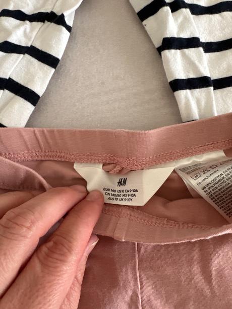 Sada elastakovych kratasiek 140, h&m,140