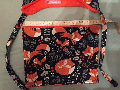 Zimny set s liskami(ciapka,nakrcnik,rukavic)92/104, 92