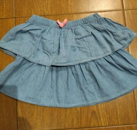 Riflová suknička, 128