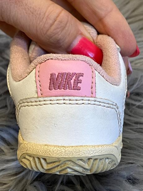 Dievčenské tenisky bielo ružové nike (19), nike,19