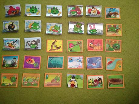 Nálepky  angry birds, 