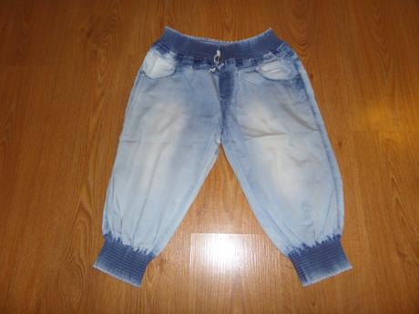 Rifľové šortky, denim,l