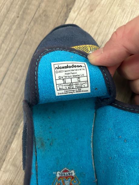 Papuče paw patrol v. 28, deichmann,28