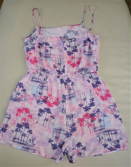 158/164 letny overal, playsuit,13-14 r., debenhams,164