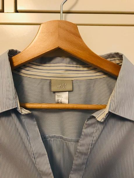 Pásikavá košeľa h&m veľ.44, h&m,44