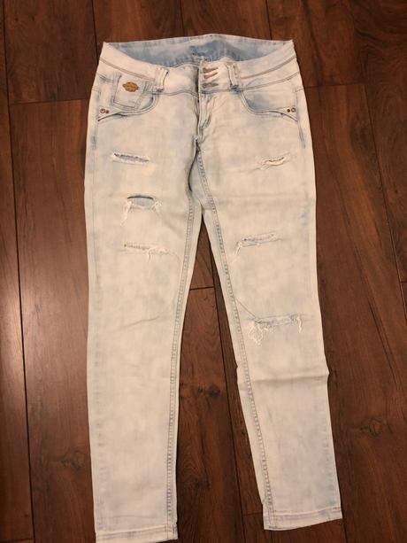 Pohodlné svetlé rifle m, pull&bear,m