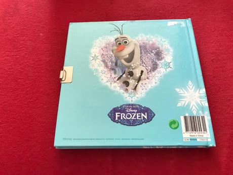 Zosit s tvrdym obalom,vzor elsa,18x18 cm,