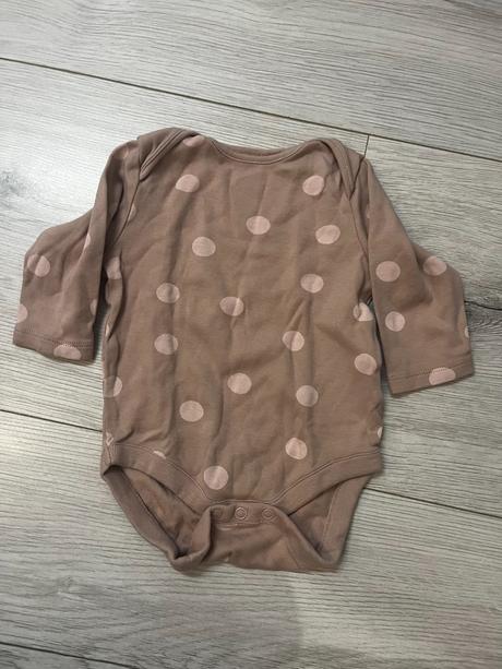 4 balenie jemných body s dlhým rukávom, next,68