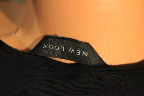 Čierny bavlnený body top, new look, new look,m