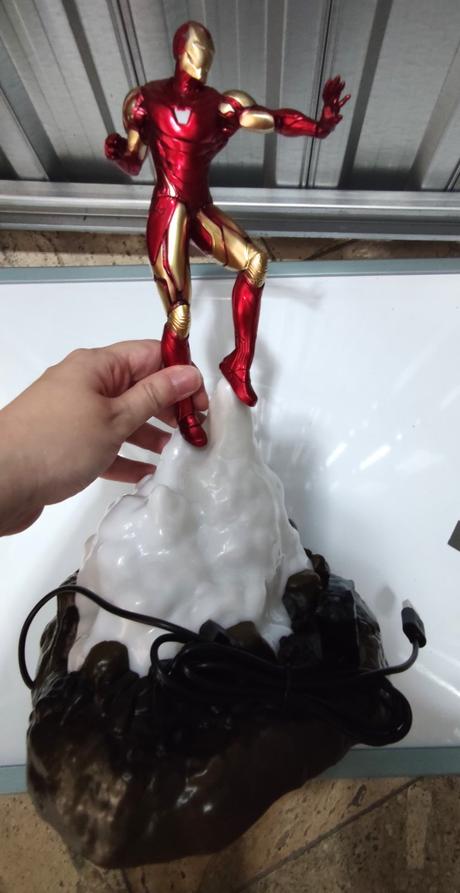 Marvel iron man diorama light led lampa / soška,