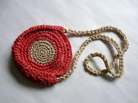 Detská háčkovaná kabelka, 