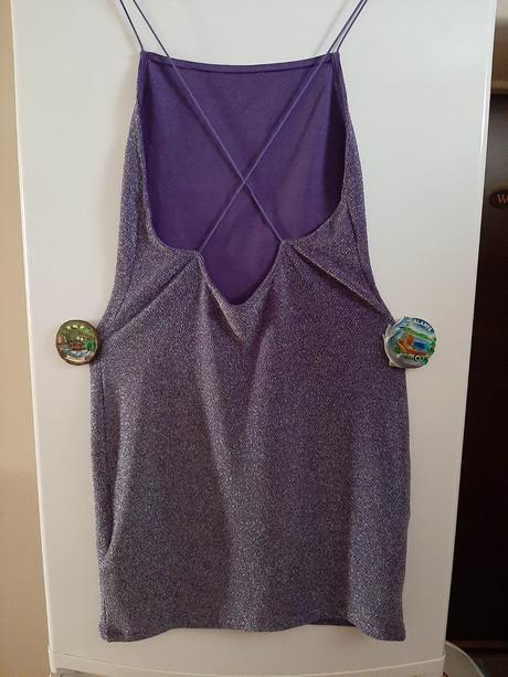 Trblietave mini šaty/top, h&m,l