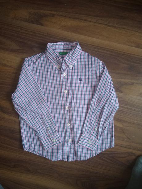 Moderná košeľa top stav, benetton,110