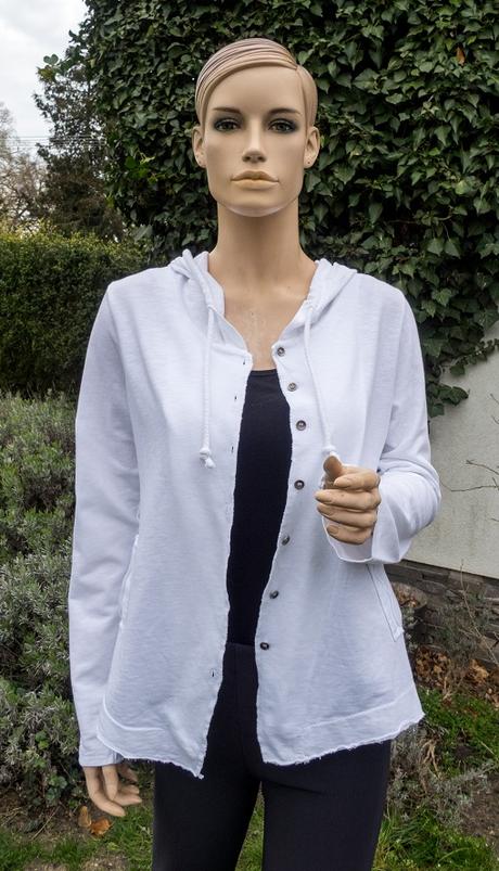 Bavlnený kardigán s kapucňou, 40