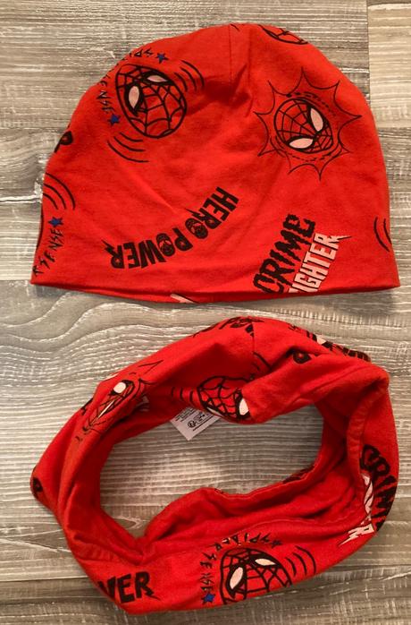 Prechodná súprava marvel,čiapka+nákrčnik, 116