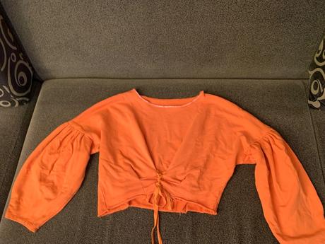 Crop top mikina, lindex,m