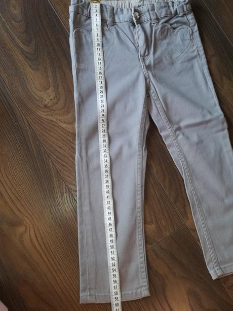 Sivé nohavice, h&m,104
