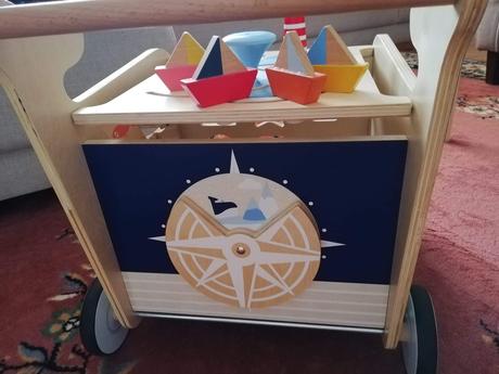 Drevené choditko velryba, 