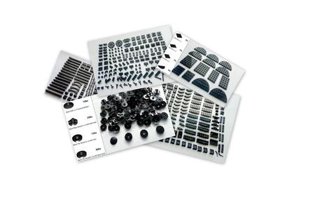 Lego, originálne sady dielov, čierne, 