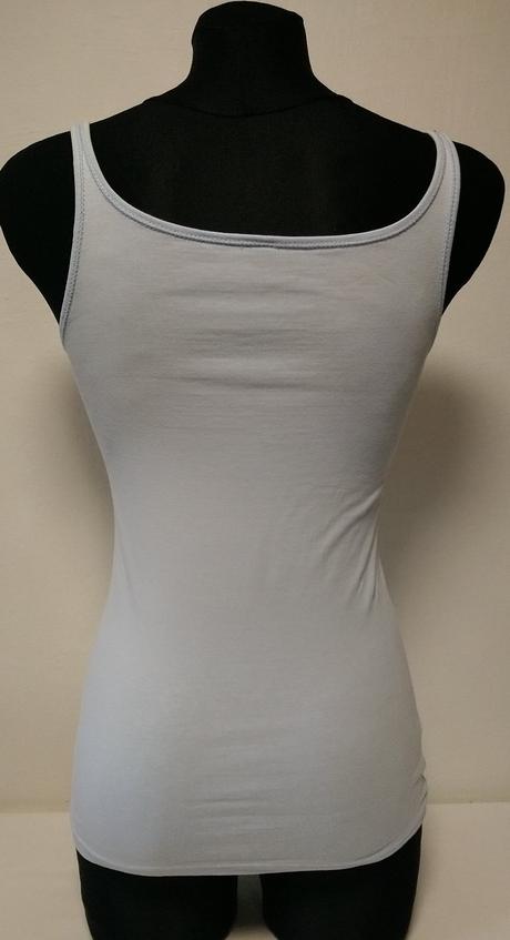 Dámsky elastický svetlo modrý top, xs, xs