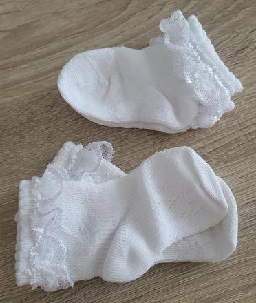 2x ponožky od 0 do 6 mesiacov, 17 / 18 / 62