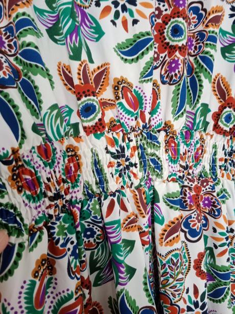 Vzorované ľahké letné šaty, l