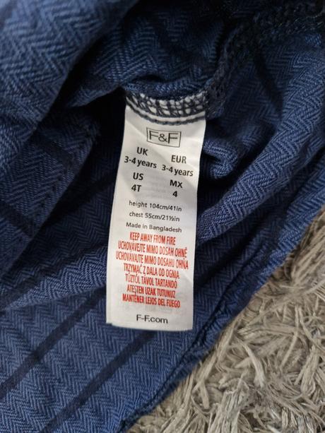 Chlapčenská košeľa f&f 104, f&f,104