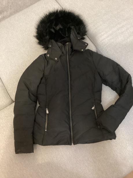 Bunda čierna, zara,s