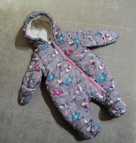 Zimný kožušinkový overal, pepco,68