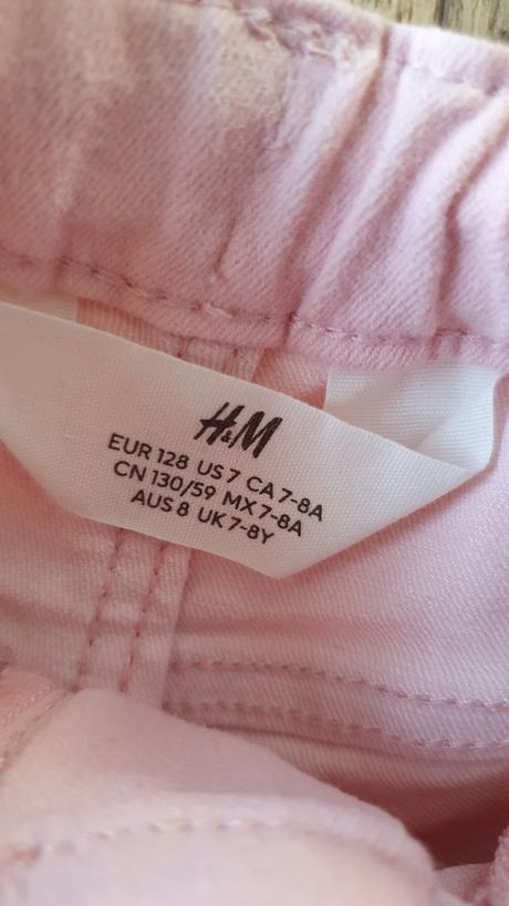 Riflové kraťasy, h&m,128