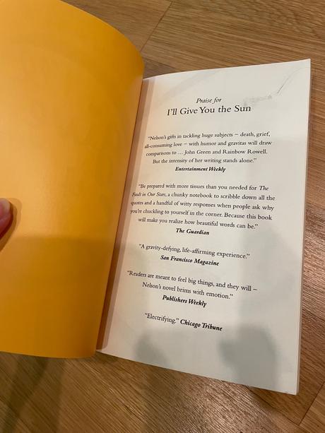 Kniha i ll give you the sun anglicka, 