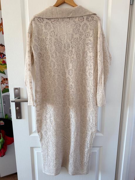 Pletené šaty zara s pointelle vzorom, zara,s