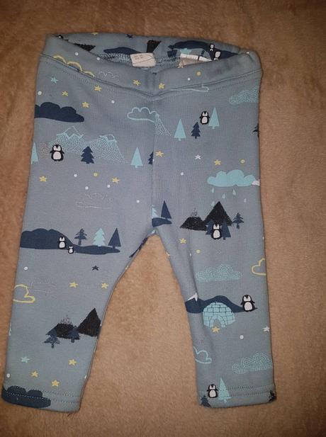 Detské zateplené nohavice h&m 68, h&m,68