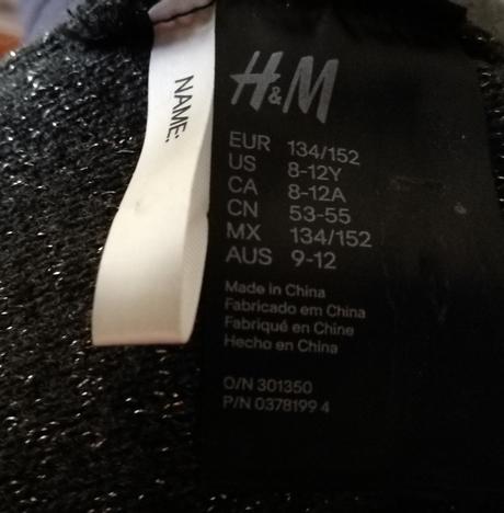 Zimná čiapka, h&m,134