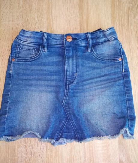 Riflová sukňa, h&m,128