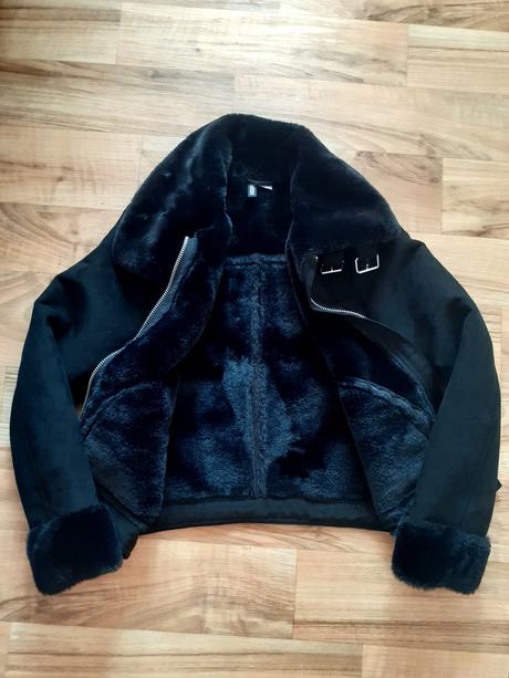 Tepla bundicka s kozusinkou z h&m, vel. 42, h&m,42