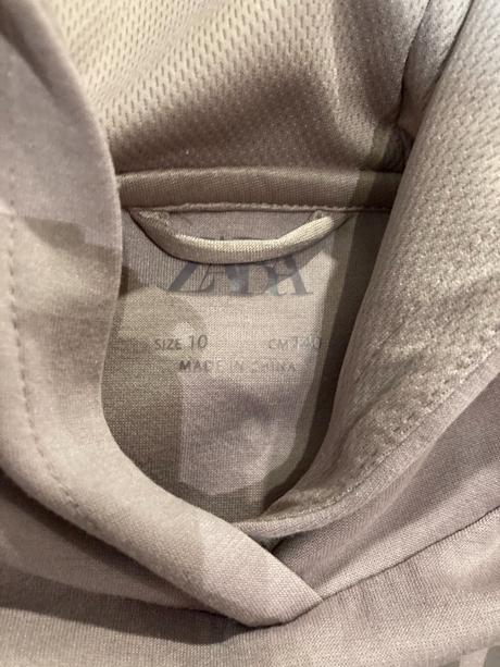 Zara šedofialová športová funkčná mikina, zara,140