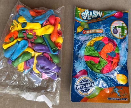 Vodné balóny - darujem k nákupu, 