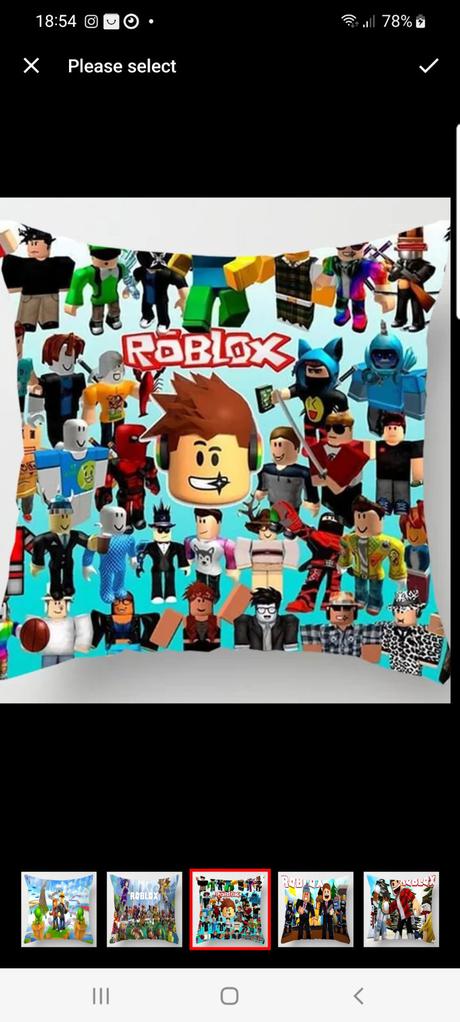 Obliečka na vankúš roblox, šírka (cm): 45,dĺžka (cm): 40