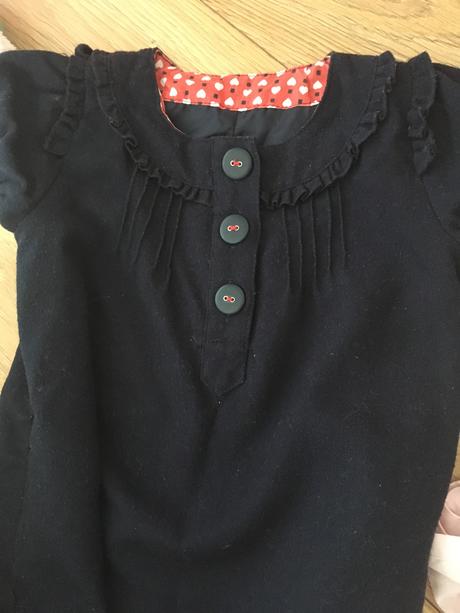 Teplejsie saty, mothercare,98