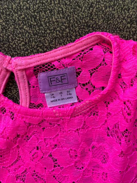 Čipkované tričko, f&f,128