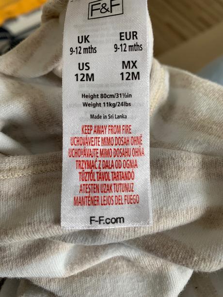 Bavlneny overal zn. f&f - vel. 80, f&f,80